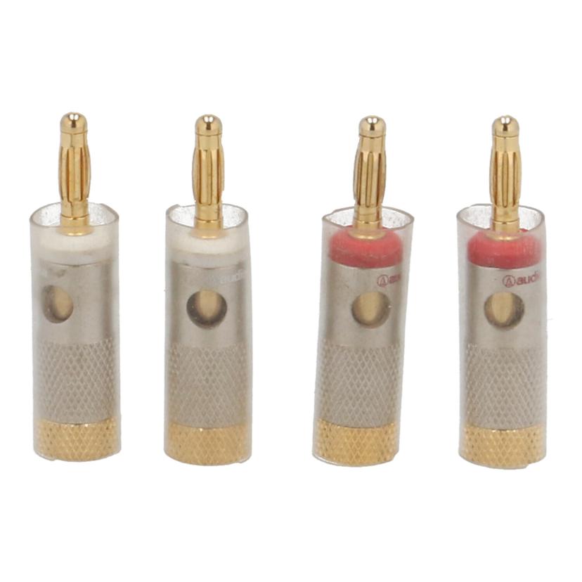 audio-technica オーディオテクニカ/バナナプラグ 5組セット/AT-6302x4/AT-6303x1//-/Bランク/81