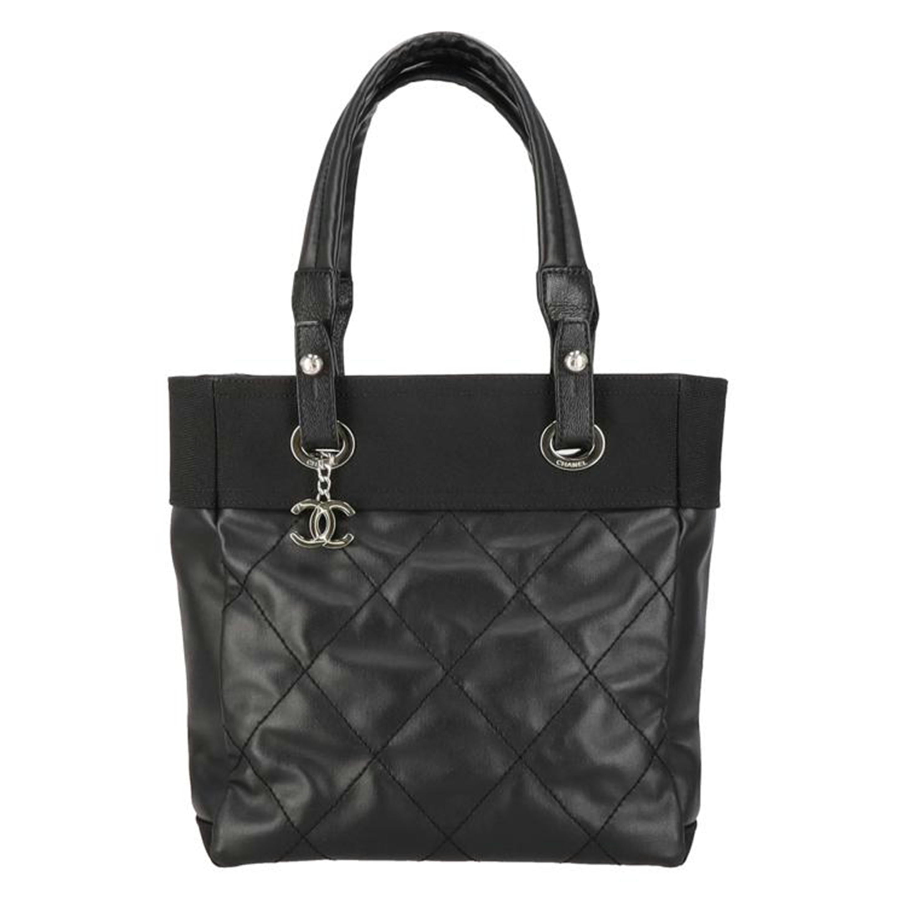 CHANEL シャネル/パリビアリッツトートPM/ブラック//178*****/Aランク/75