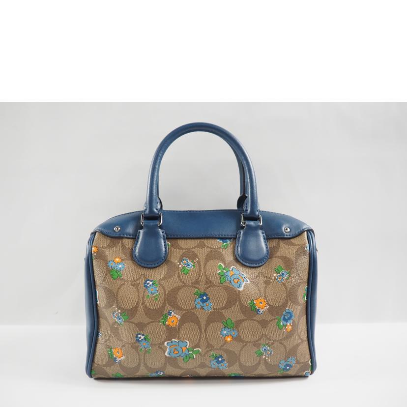 COACH コーチ/2wayミニボストン/シグネチャー ミニベネット フローラルピンク/カーキxブルー/F57534//ABランク/79