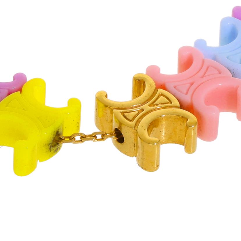 CELINE セリーヌ/ベビーネックレス/マルチカラー/42cm/46Z846BPL//Aランク/69