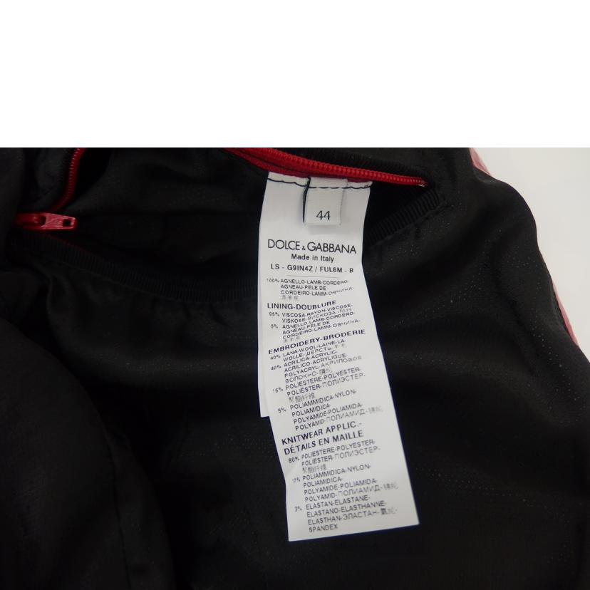 DOLCE&GABBANA ドルチェ&ガッバーナ/D&Gエナメルジャケット/赤//ABランク/82