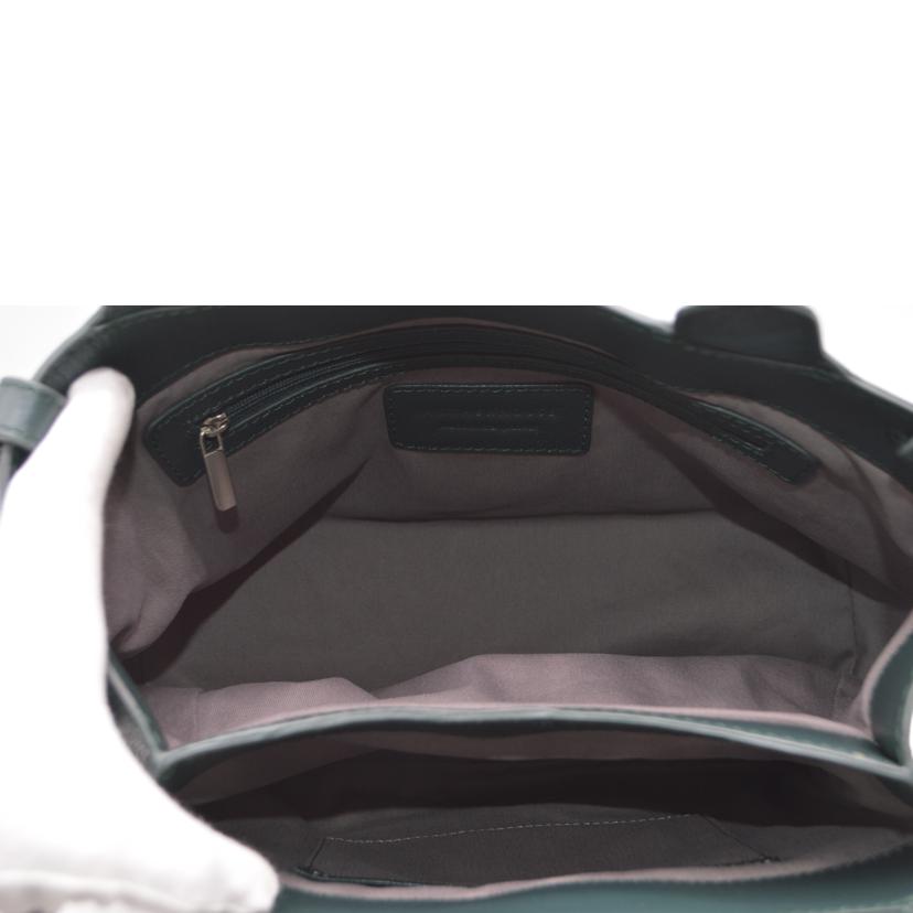 MOTHER HOUSE マザーハウス/ソウ2wayレザーハンド/ディープグリーン//SAランク/89