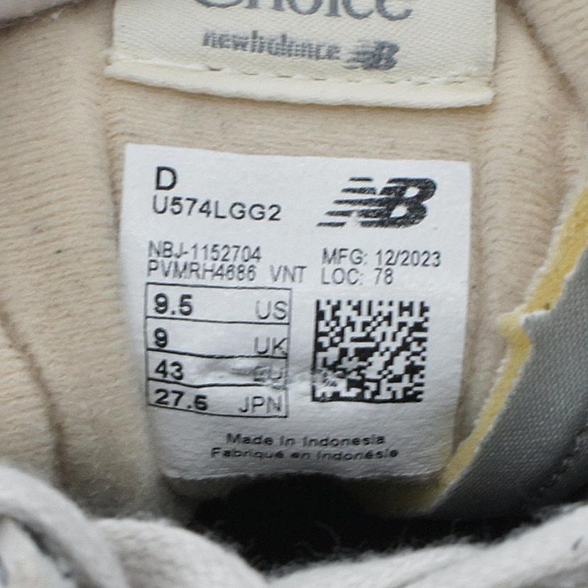 newbalance newbalance/NB/グレーシューズ/U574LGG2//サイズ27.5cm/ABランク/03