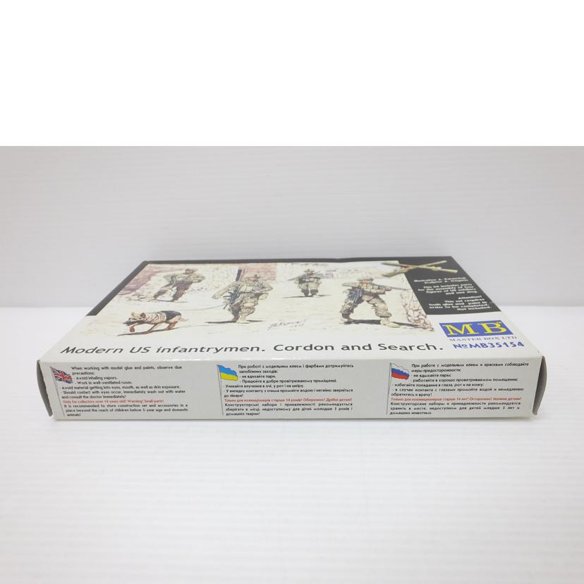 MASTER BOX マスターボックス/1/35 Modern US infantrymen. Cordon and Search./No.MB35154//Aランク/88
