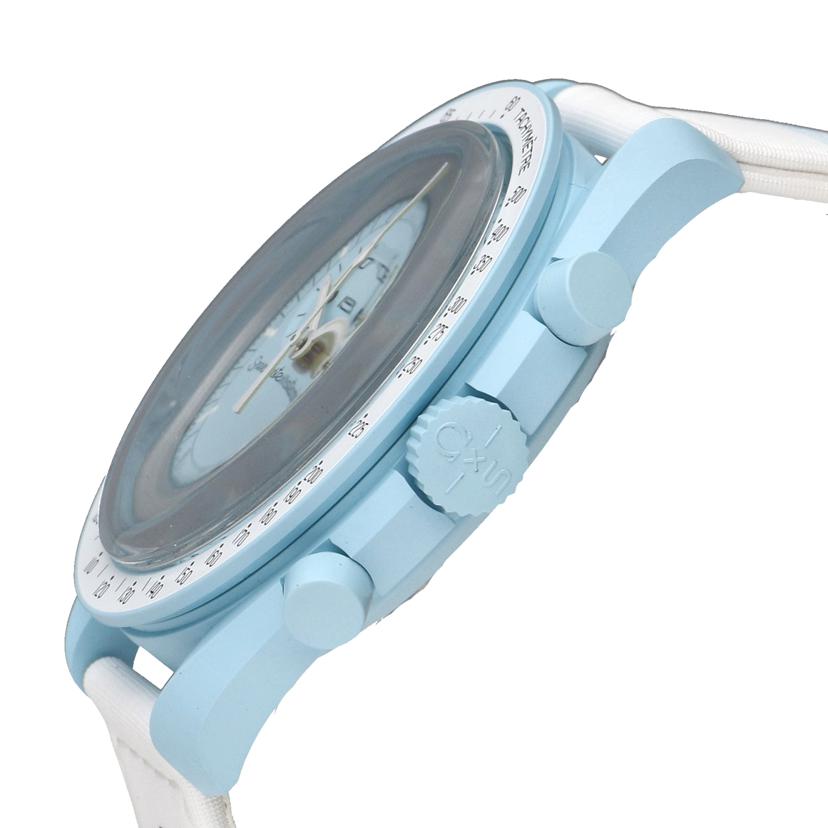 OMEGA×swatch/MISSION TO URANUS/ムーンスォッチ/SO33L100//Aランク/85