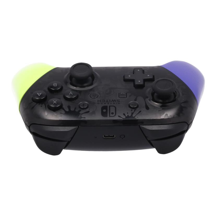 NINTENDO 任天堂 ニンテンドー /Switch Proコントローラー/スプラ3/HAC-A-FSSKT//-/Bランク/19