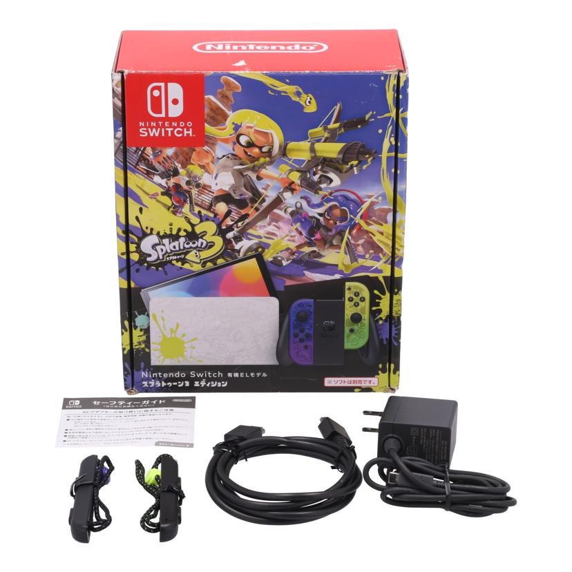 NINTENDO 任天堂 ニンテンドー /Nintendo Switch 有機EL 本体 スプラ3/HEG-S-KCAAA//XTJ10892252814/Aランク/24