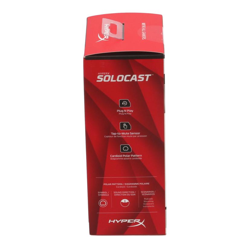 HyperX ハイパーエックス /USBコンデンサーマイク 未使用/SoloCast 519T2AA//C1W51313TK/Sランク/65