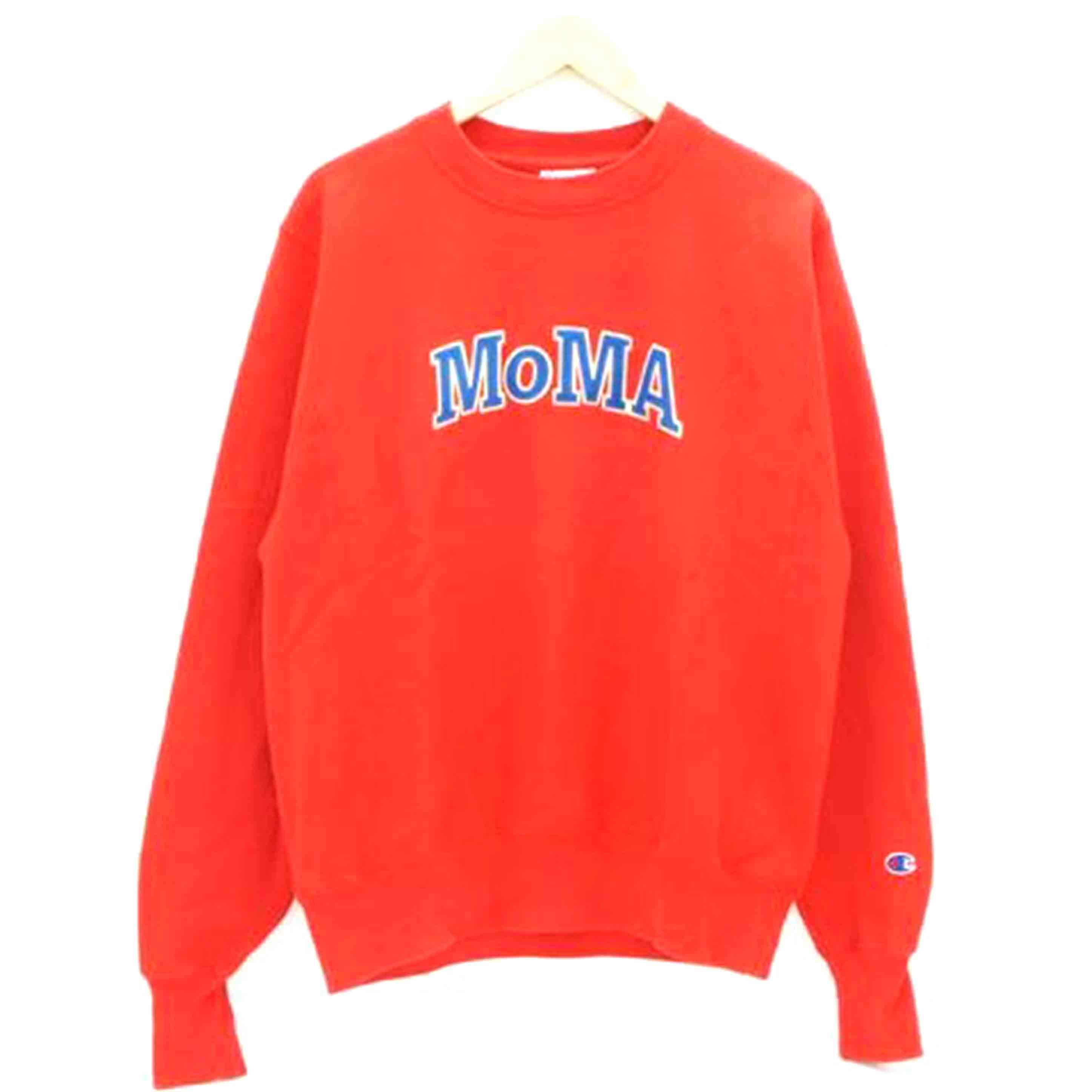 champion champion/MOMA ロゴリバースウェーブクルーネックスウェット/CS3050-529//Bランク/85