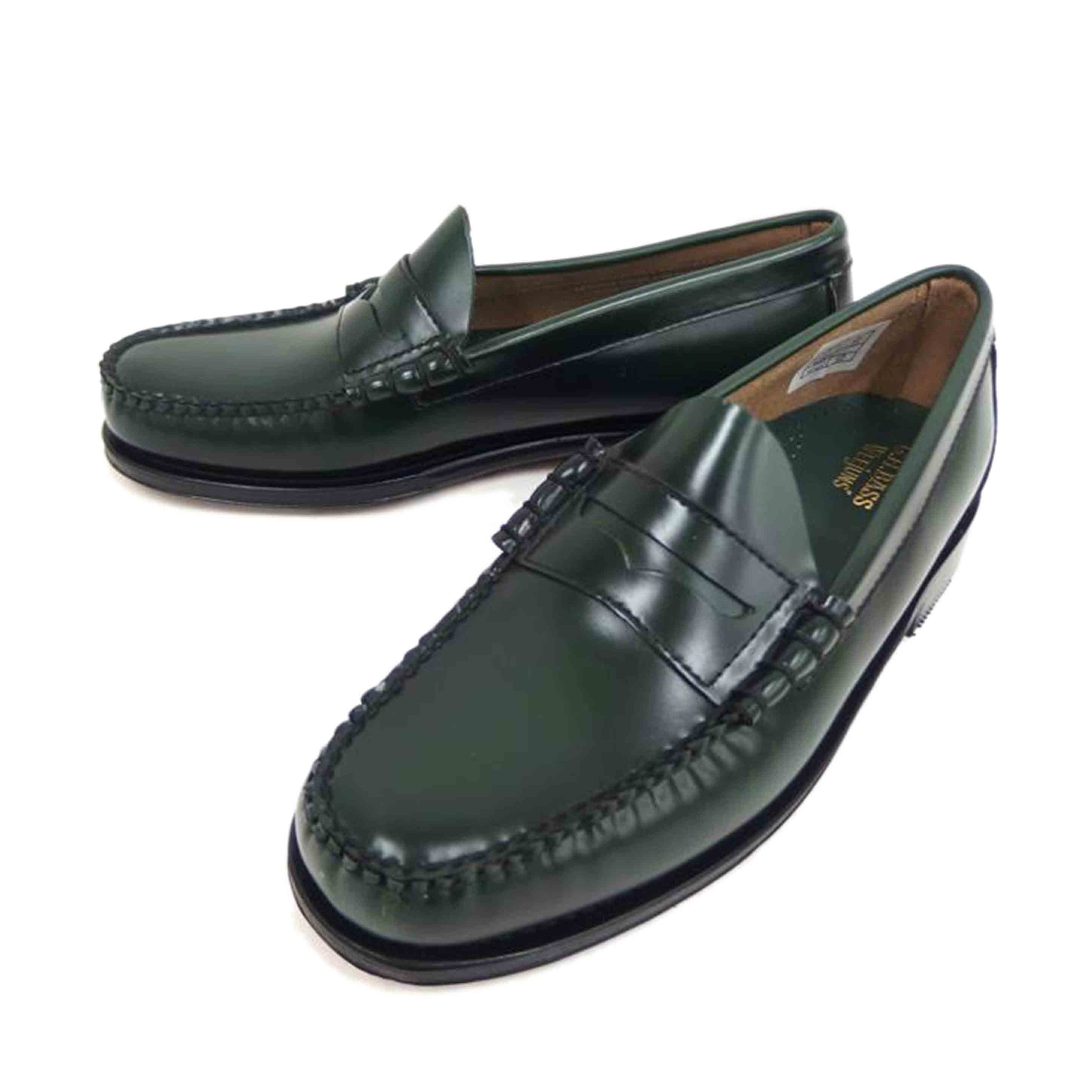 GH BASS ジーエイチバス/DRAK GREEN レザーローファー/BA1101010H//26/ABランク/82