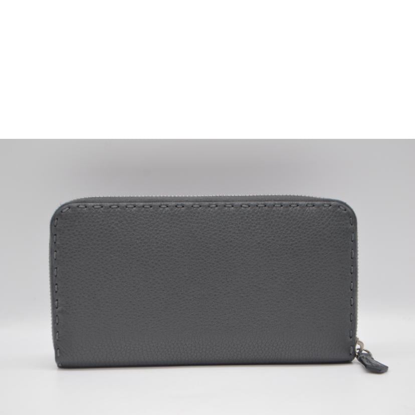 FENDI フェンディ/セレリアラウンドファスナー長財布/グレー/7M0210//E21*********/ABランク/89