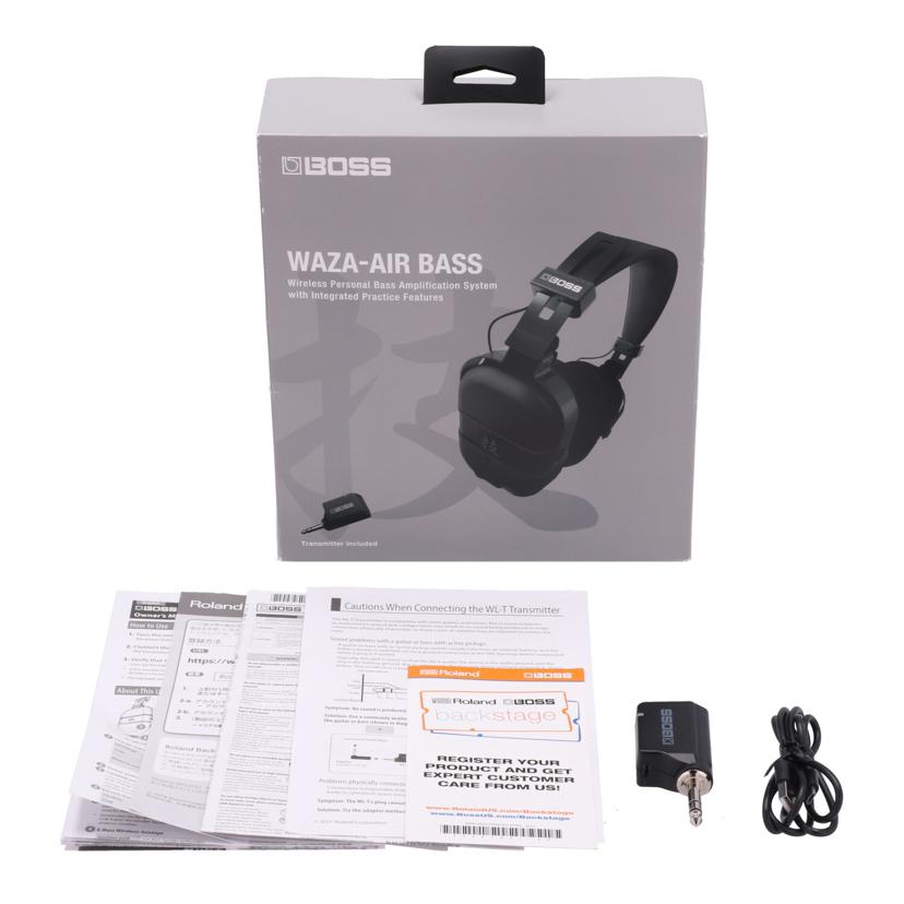 BOSS ボス/ベース用エフェクト内蔵ヘッドホン/WAZA-AIR BASS//423821A99Z9M3007/Bランク/62