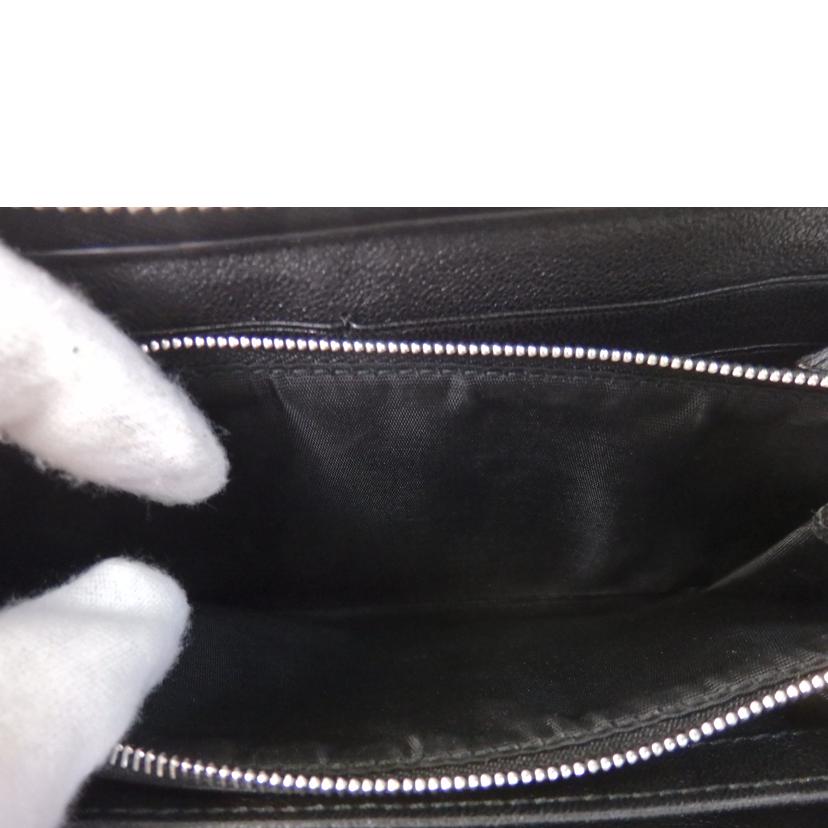 GUCCI グッチ/ブロンディ/ジップアラウンドウォレット/ラウンドファスナー長財布/黒/760312//218*/Bランク/84
