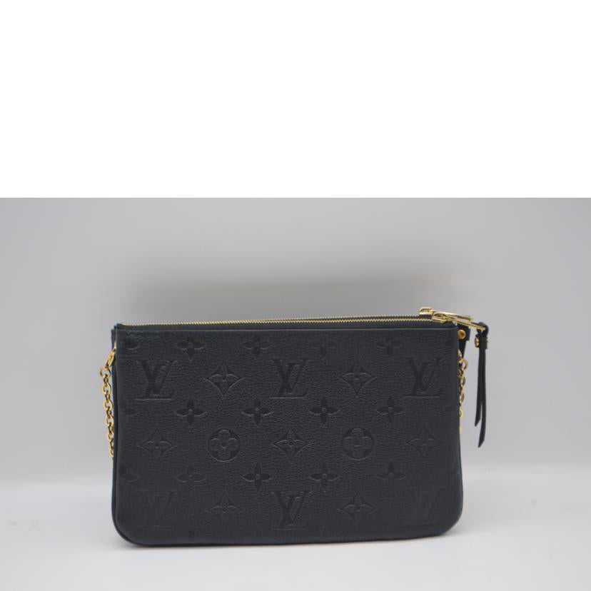 LV ルイヴィトン/ポシェット・ドゥーブルジップ/アンプラント/ノワール/M68568//GI0***/SAランク/89