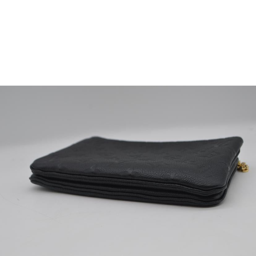 LV ルイヴィトン/ポシェット・ドゥーブルジップ/アンプラント/ノワール/M68568//GI0***/SAランク/89