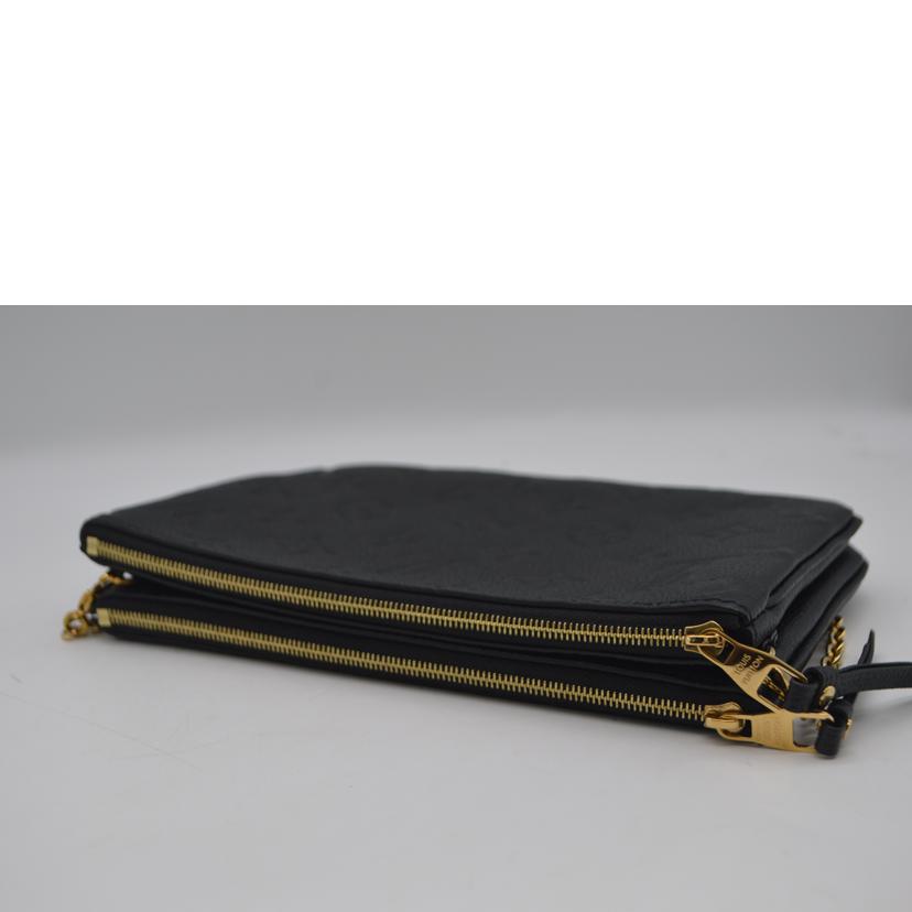 LV ルイヴィトン/ポシェット・ドゥーブルジップ/アンプラント/ノワール/M68568//GI0***/SAランク/89