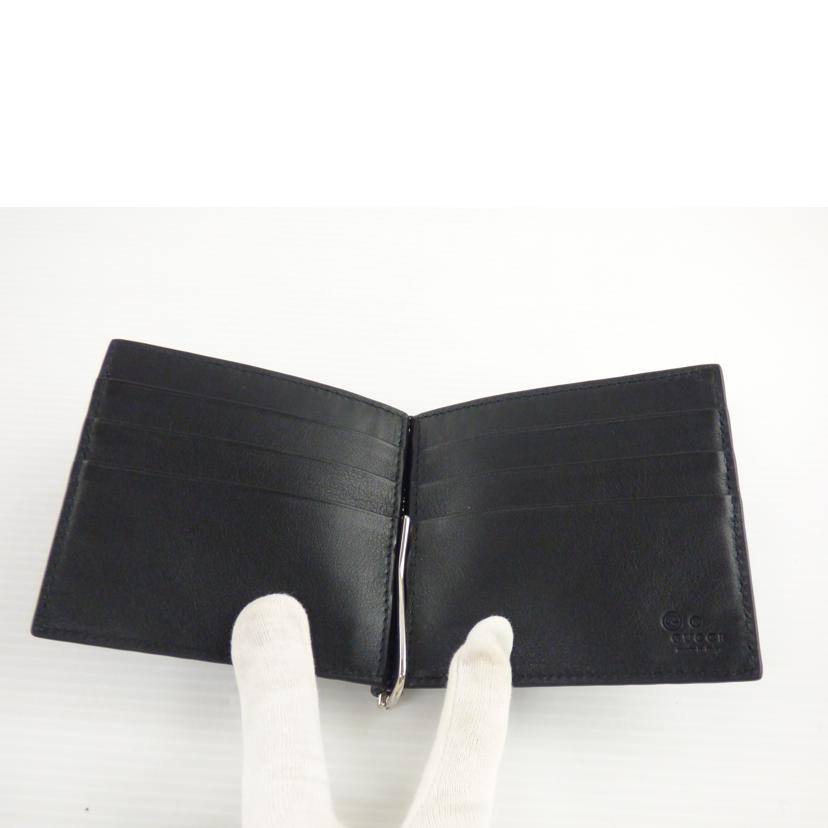 GUCCI グッチ/マイクログッチシマ/札入れ/ブラック/カーフ/544478//493***/Aランク/64