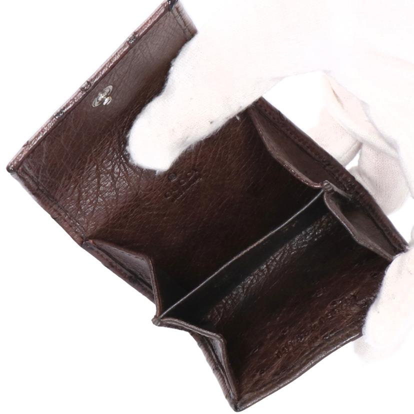 GUCCI グッチ /オーストリッチコインケース/162350//436***/ABランク/37