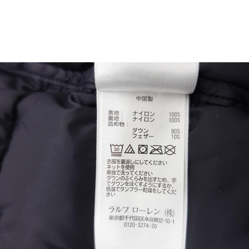 POLO RALPH LAUREN ポロラルフローレン/パッカブルダウンベスト/黒/710616252002//ABランク/88