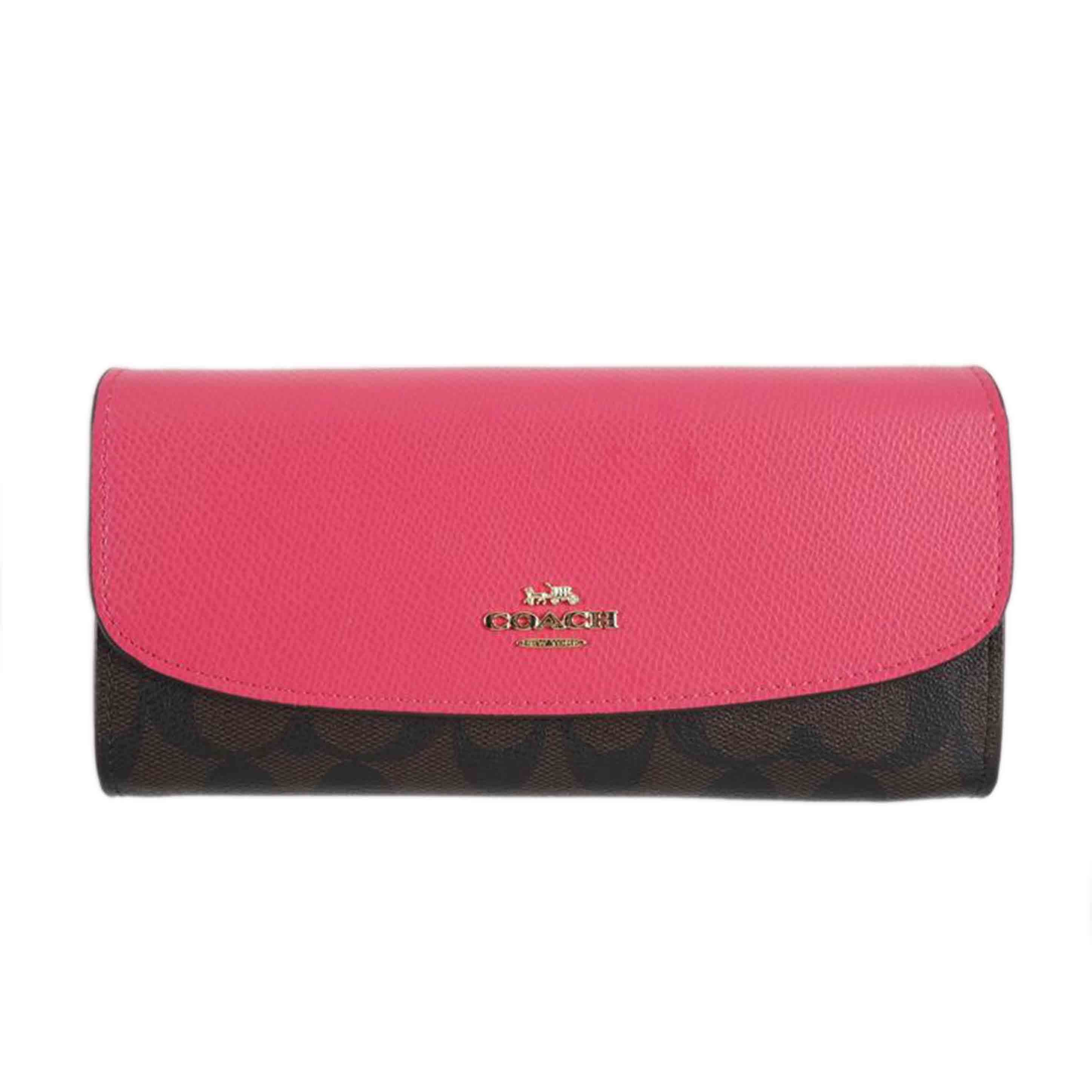 COACH コーチ/スナップ式長財布/シグネチャー スリムエンベローブ/F54022//SAランク/79