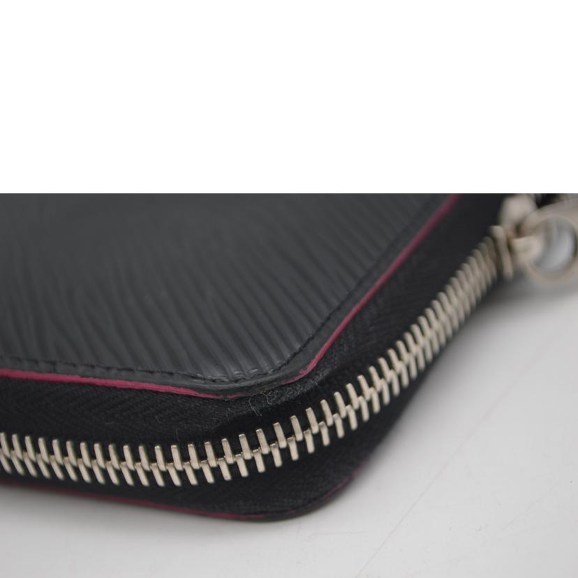 LV ルイヴィトン/ジッピーウォレット/エピ/ノワール・ホットピンク/M64838//CI3***/ABランク/89