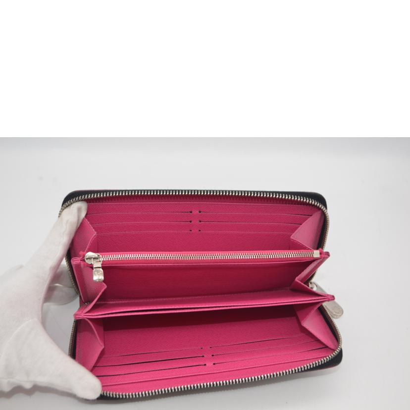 LV ルイヴィトン/ジッピーウォレット/エピ/ノワール・ホットピンク/M64838//CI3***/ABランク/89