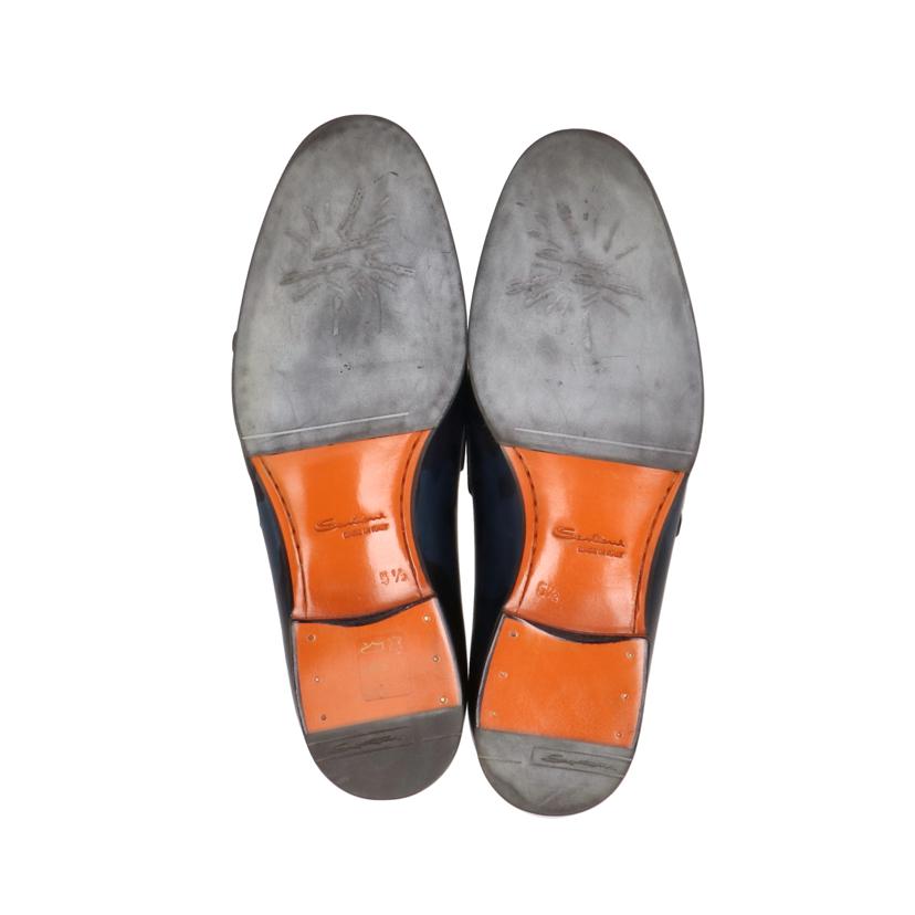 Santoni サントーニ/ダブルモンクローファー/青カモフラ柄/13907 50 F//Aランク/20