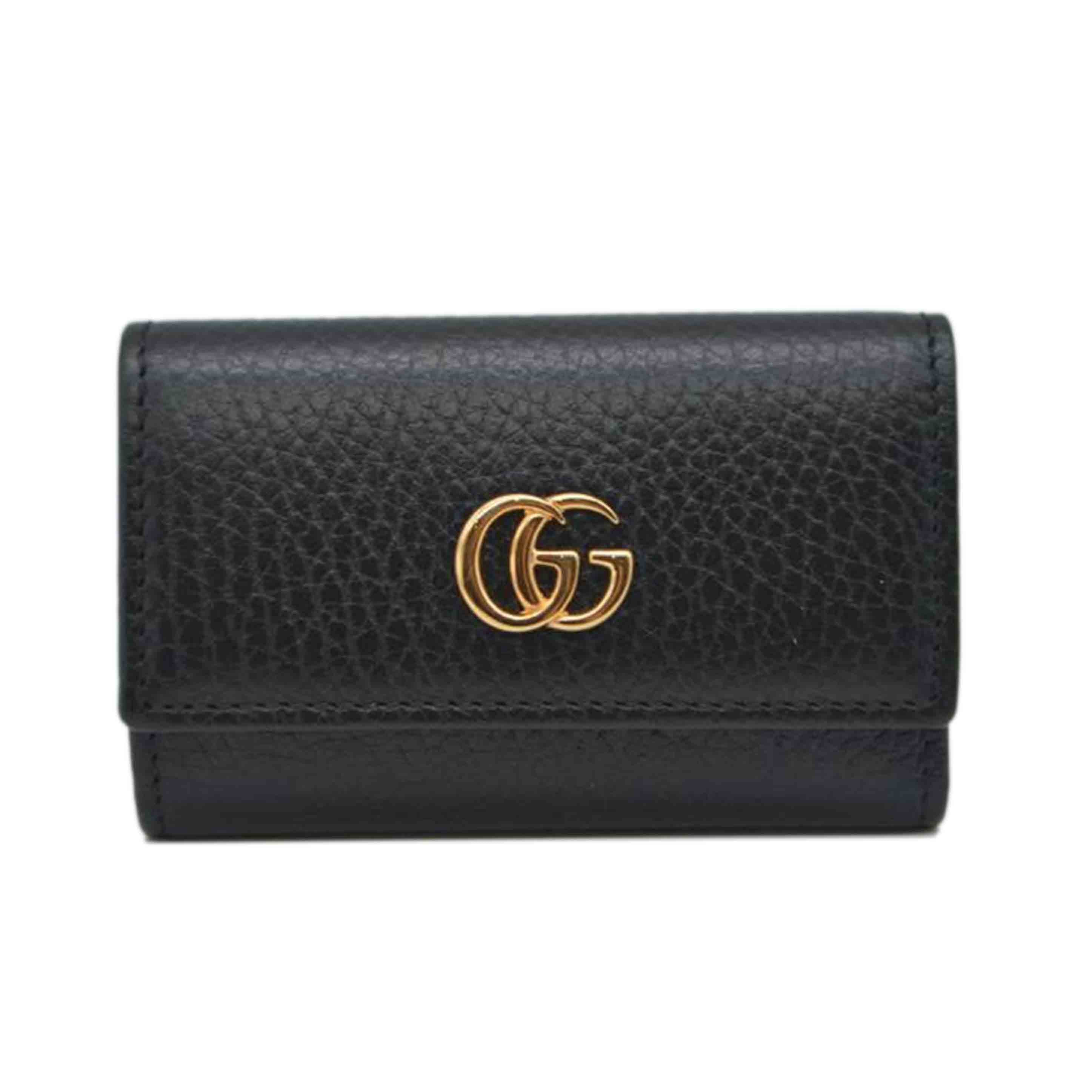 GUCCI グッチ/GGマーモントレザーキーケース6/456118//095*/Sランク/89