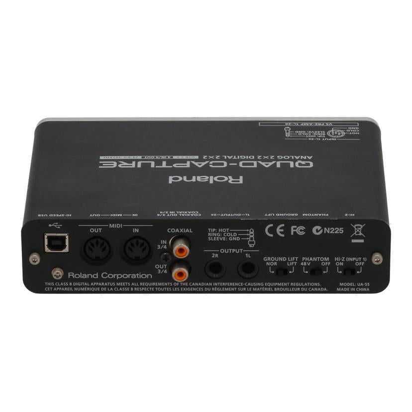 Roland ローランド /USBオーディオインターフェース/UA-55 QUAD-CAPTURE//A8A1433/Bランク/69