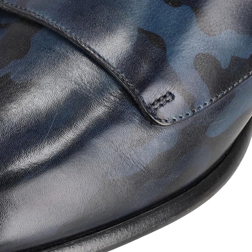 Santoni サントーニ/ダブルモンクショートブーツ/青迷彩柄/14498 50 F//Aランク/20