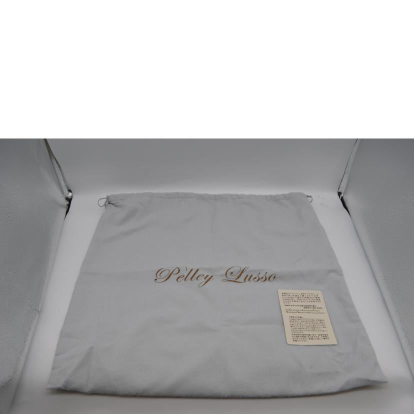 Pelley Lusso ペレリールッソ/ペレリールッソクロコマット2wayレザーショルダー//Sランク/89