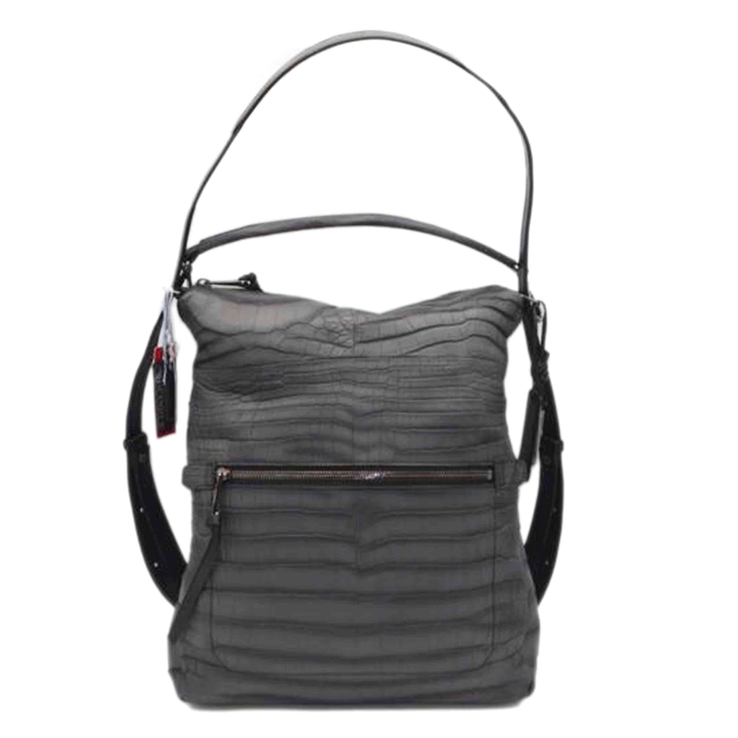 Pelley Lusso ペレリールッソ/ペレリールッソクロコマット2wayレザーショルダー//Sランク/89