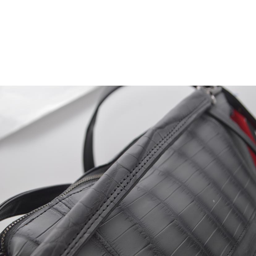 Pelley Lusso ペレリールッソ/ペレリールッソクロコマット2wayレザーショルダー//Sランク/89
