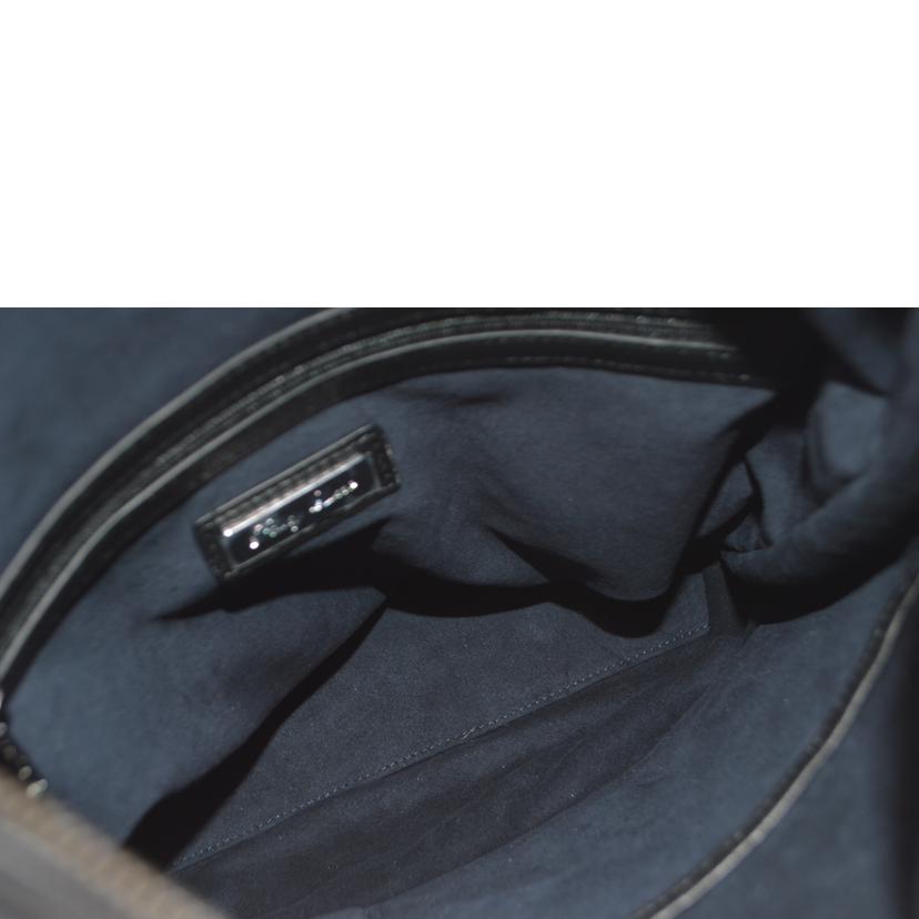 Pelley Lusso ペレリールッソ/ペレリールッソクロコマット2wayレザーショルダー//Sランク/89