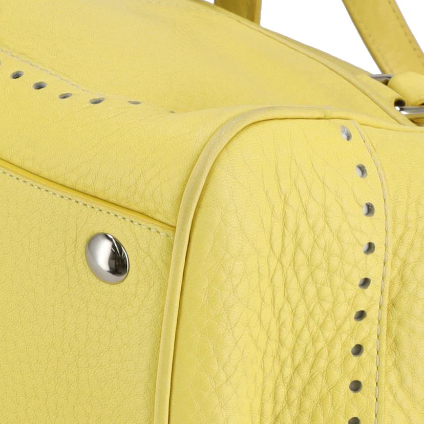 COACH コーチ/ペブルドレザーハンドバッグ/イエロー/5031//M04*/ABランク/18