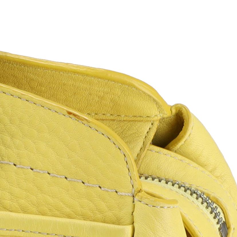 COACH コーチ/ペブルドレザーハンドバッグ/イエロー/5031//M04*/ABランク/18