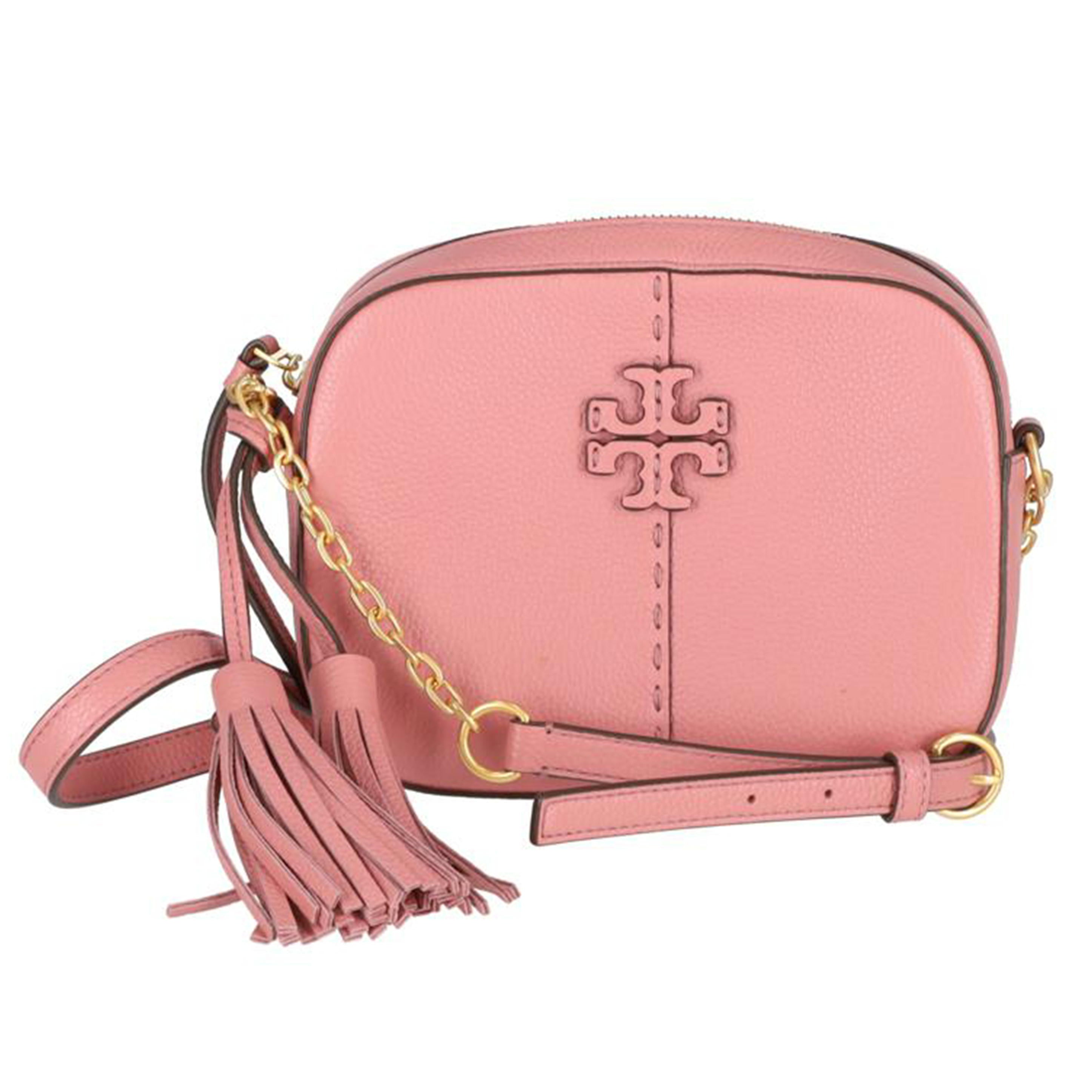 TORYBURCH トリーバーチ/レザーフリンジ ショルダーカメラバッグ/64447//Aランク/70