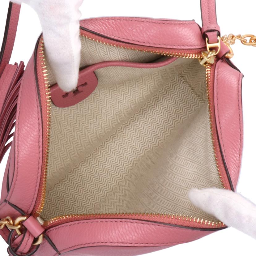 TORYBURCH トリーバーチ/レザーフリンジ ショルダーカメラバッグ/64447//Aランク/70