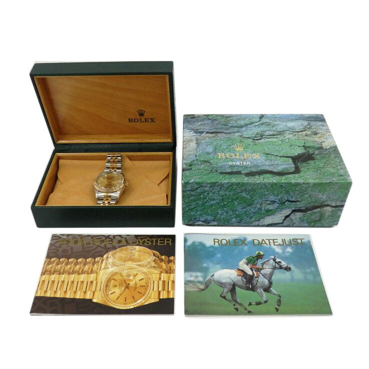 ROLEX ロレックス/DATE JUST/10P/新ダイヤ/16233G//W26****/Aランク/77