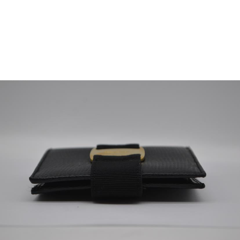 Ferragamo フェラガモ/ヴァラリザードコンパクトレザー財布/223053//ABランク/89