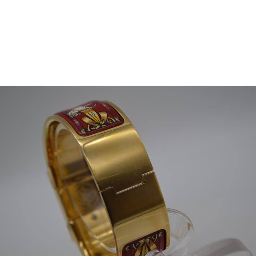 HERMES エルメス/ロケエルマイユバングルクォーツ/七宝焼き/L01.201//889***/Bランク/89