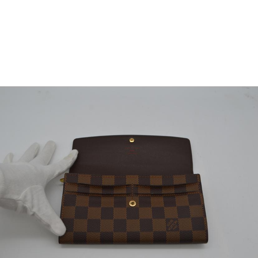 LV ルイヴィトン/ポルトフォイユ・サラ/ダミエ/エヌベ/N61734 //CA4***/Aランク/89