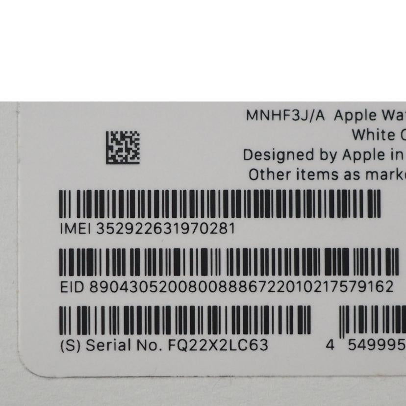 Apple アップル/AppleWatchULTRA/MNHF3J/A//352922631970281/ABランク/79