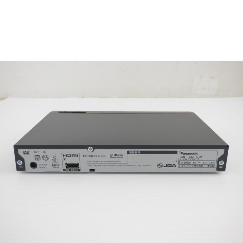Panasonic パナソニック/BDプレーヤー/DMP-BD88//不明/Bランク/64