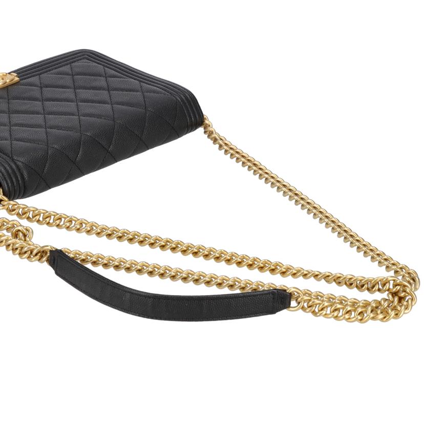 CHANEL シャネル/ボーイシャネルチェーンウォレット/キャビアスキン/ゴールド金具//T7J*****/Aランク/75