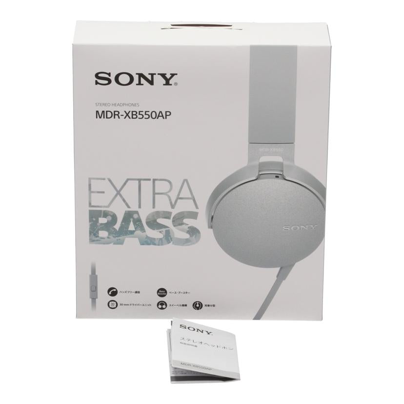 SONY ソニー/ステレオヘッドホン/MDR-XB550AP//-/Bランク/69