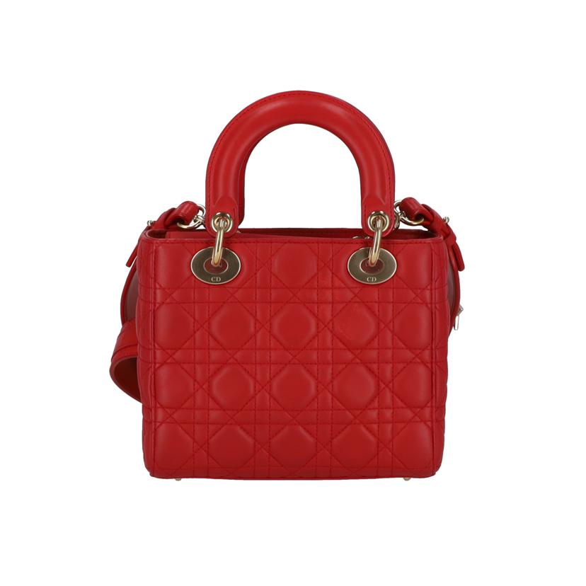 Dior ディオール/レディディオール2WAYショルダーバッグ/レッド//18-*******/SAランク/18