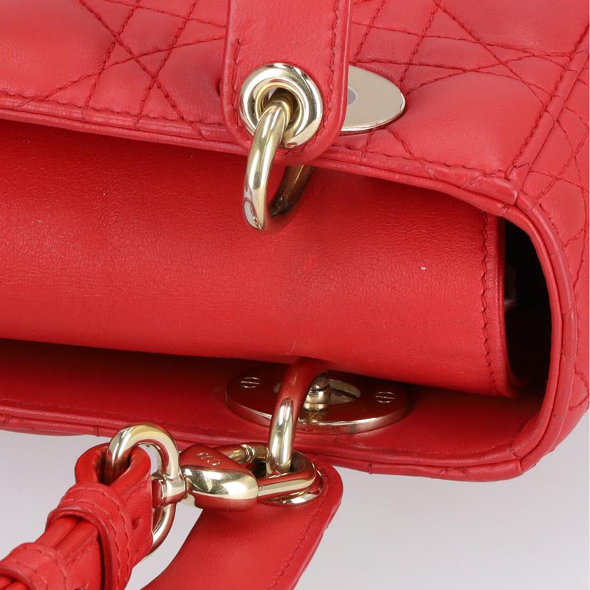 Dior ディオール/レディディオール2WAYショルダーバッグ/レッド//18-*******/SAランク/18