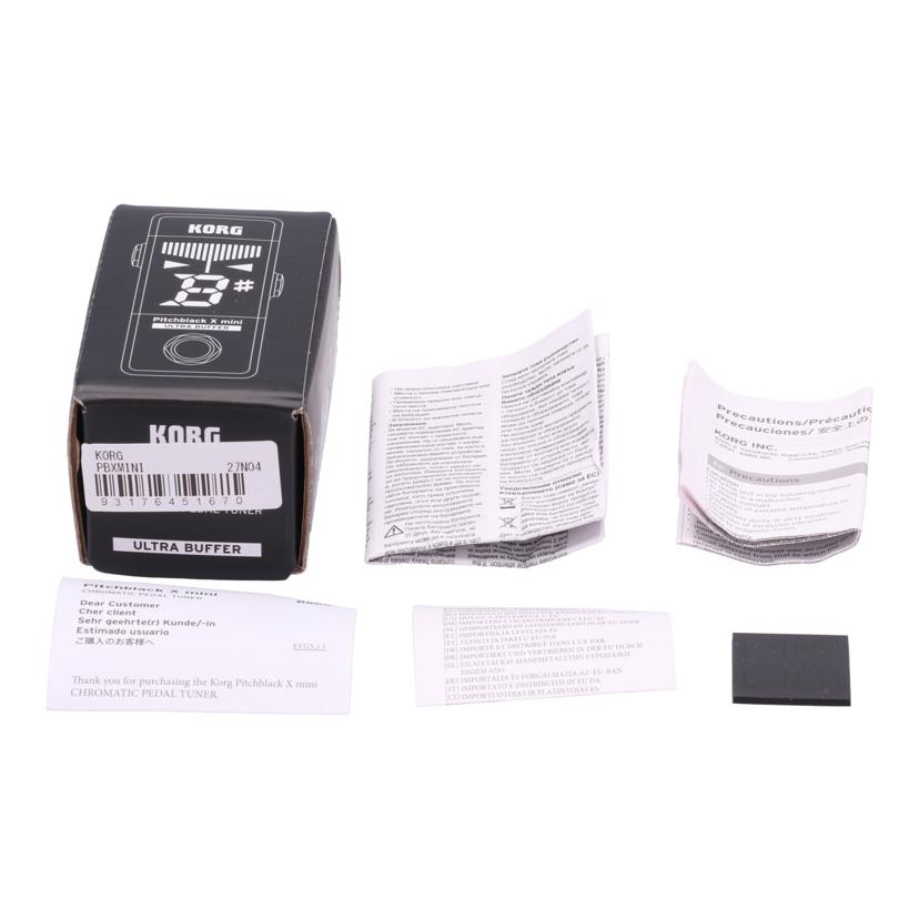 KORG コルグ/チューナーペダル/Pitchblack X mini/PB-X-MINI//011157/Aランク/69