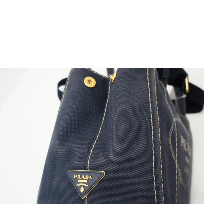 PRADA プラダ/カナパ2WAYトート/デニム/ブルー//204/Bランク/75
